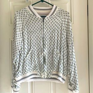Anthropologie silk jacket